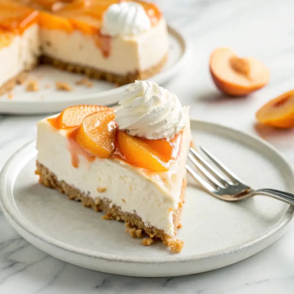 No-Bake Peach Cheesecake Serving Ideas