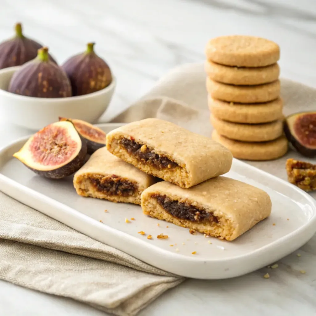 Homemade Fig Newtons - Soft, Chewy, and Perfectly Sweet Cookies 8 Homemade Fig Newton cookies served