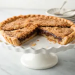 Classic shoofly pie with a buttery crust, rich molasses filling, and golden crumb topping.