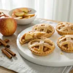 Homemade apple pie cookies with cinnamon apple filling, flaky pastry, and a golden baked crust.